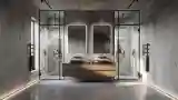 Lakoniczna łazienka w betonie