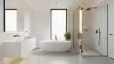 Minimalisticzna łazienka w stylu nowoczesnym