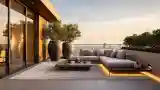 Modern Luxury Terrace with City View