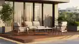 Mid-Century Terrace Elegance