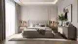 Luxurious Bedroom in Gold Tones