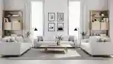 Modern Living Room with Textural Elegance