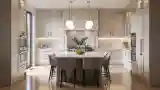 Elegant Kitchen in Cream Tone