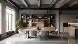 Wysoki Loft z Wizytą Jedzeniem