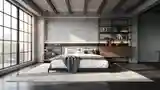 Sufity betonowe i drewno
