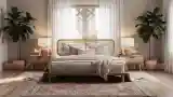 Bohemian Bedroom with Wood Accents
