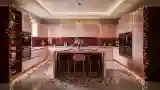Kuchnia glamour w odcieniach różu