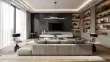 Marble Elegance Living Room