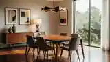 Salon Jadalniany Mid Century Modern