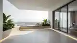 Minimalist Terrace with Panoramic View