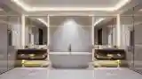 Minimalist Marble Bathroom