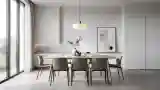 Minimalistowy Salon Do Jedzenia