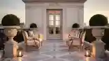 Luxurious Terrace with Ornate Furniture