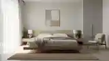 Sypialnia Japandi z Drewnem