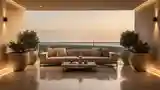 High-End Glamour Terrace with View