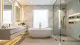 White Marble and Gold Accents