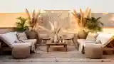 Serene Terrace with Textured Luxury