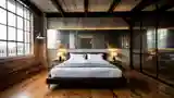 Refined Industrial Bedroom