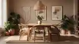 Elegancka Jadalnia w Stylu Boho