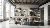 Łazienka Loft z Drewnem