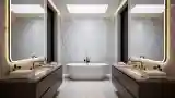 Spacious Marble Bathroom Retreat
