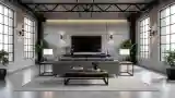 Industrial Living with Concrete Walls