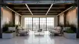 Loft Industrial z Widokiem na Miasto