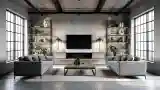 Industrial Loft Living Room