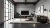 High-End Industrial Living Room
