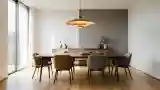 Dining Room with Warm Wood Textures