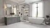 Marble Bathroom in Modern Classic Style