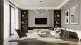 Modern Classic Living Room with Fireplace