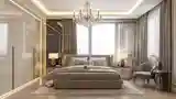 Glamorous Bedroom with Luxurious Textures