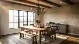 Luxury Rustic Dining Room