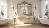 Opulent Baroque Bathroom Retreat