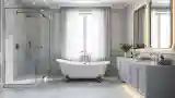 Luksusowy Biały Marmurowy Prysznic