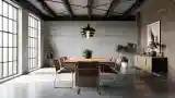 High-End Industrial Dining Room
