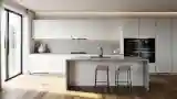 Minimalistna Kuchnia z Betonem