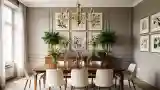 Jadalnia w stylu Modern Classic