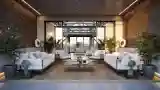 Industrial Elegance Lounge