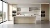 Minimalist Kitchen with Wood Accents