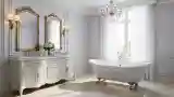 Klasyczna łazienka w stylu francuskim