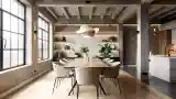 Loft Dining Room with Industrial Elegance