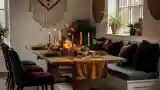 Elegancki Styl Boho w Jadalni
