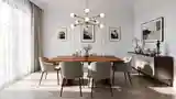 Szlachetny salon do posiłków