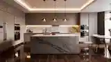 Kuchnia Glamour z Marmurem