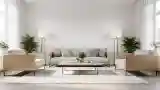 Wood and Linen Lounge Sanctuary
