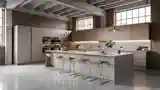 Loft Kuchnia Z Betonem I Drewnem