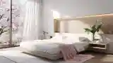 Minimalist Bedroom with Wood Tone