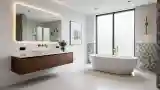 Minimalist Bathroom with Luxurious Touches